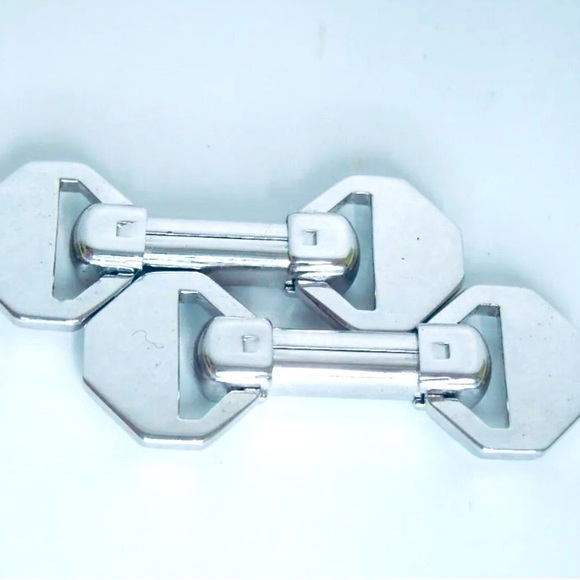 Dunhill Cufflinks - Silver and Gold - Picture 7 of 7